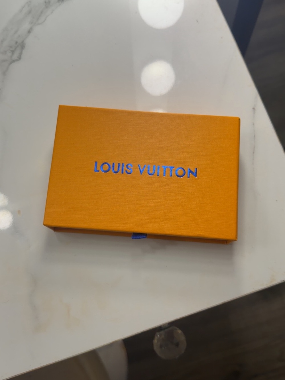 Louis Vuitton Brown Monogram & Pink Card Holder with Gold Charm - Picture 6 of 6